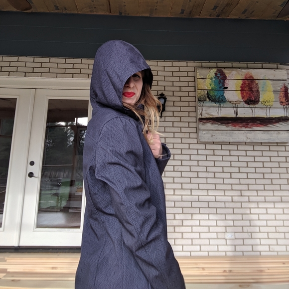 Waterproof Hooded Zippered Jacket - Picture 2 of 7